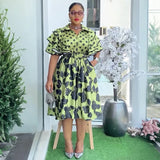 Elegant African Dresses for Women 2025 Africa Clothing Plus Size Wedding Party Dress Dashiki Ankara Office Lady Outfit Robe
