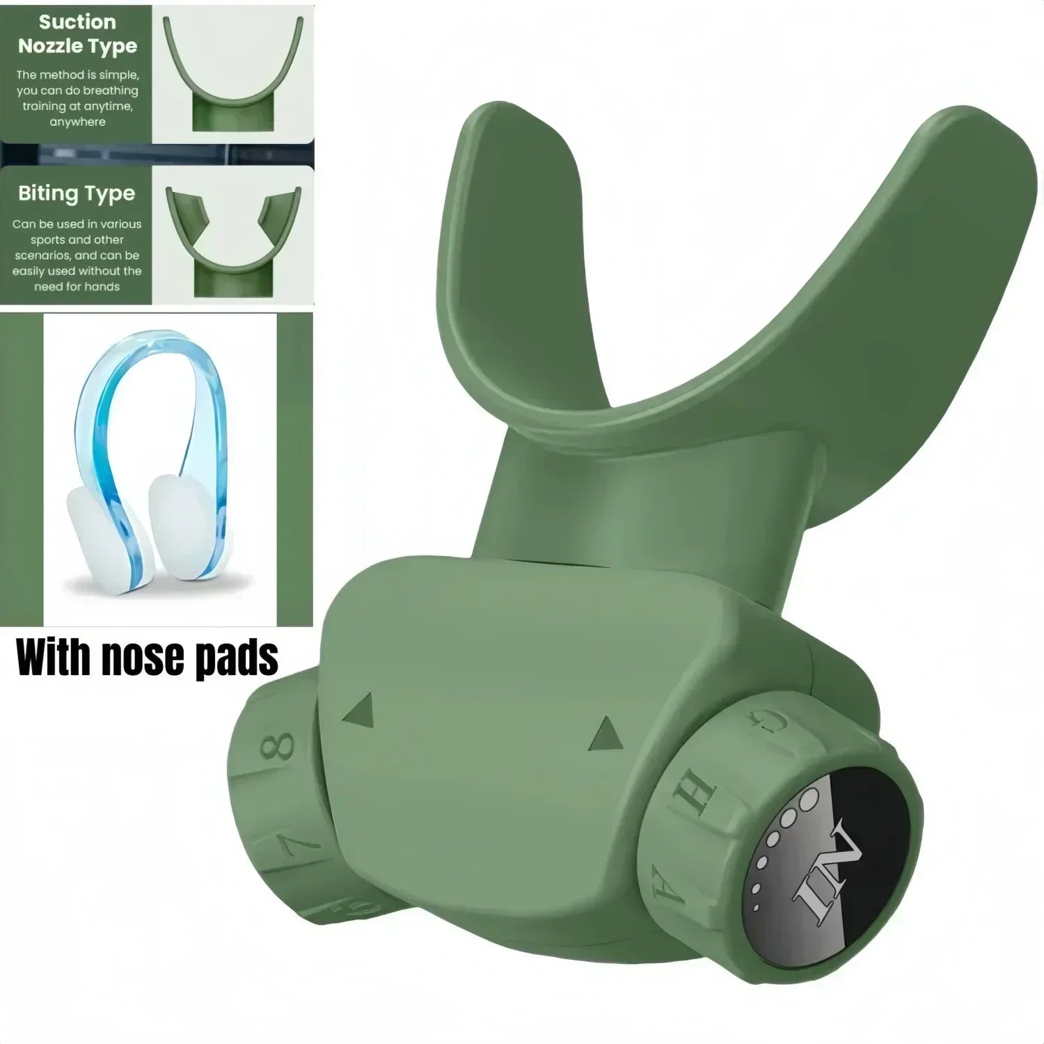 Portable Breathing Exerciser Professional Inspiratory Muscle Training Comfortable Improve Breath Endurance Compact