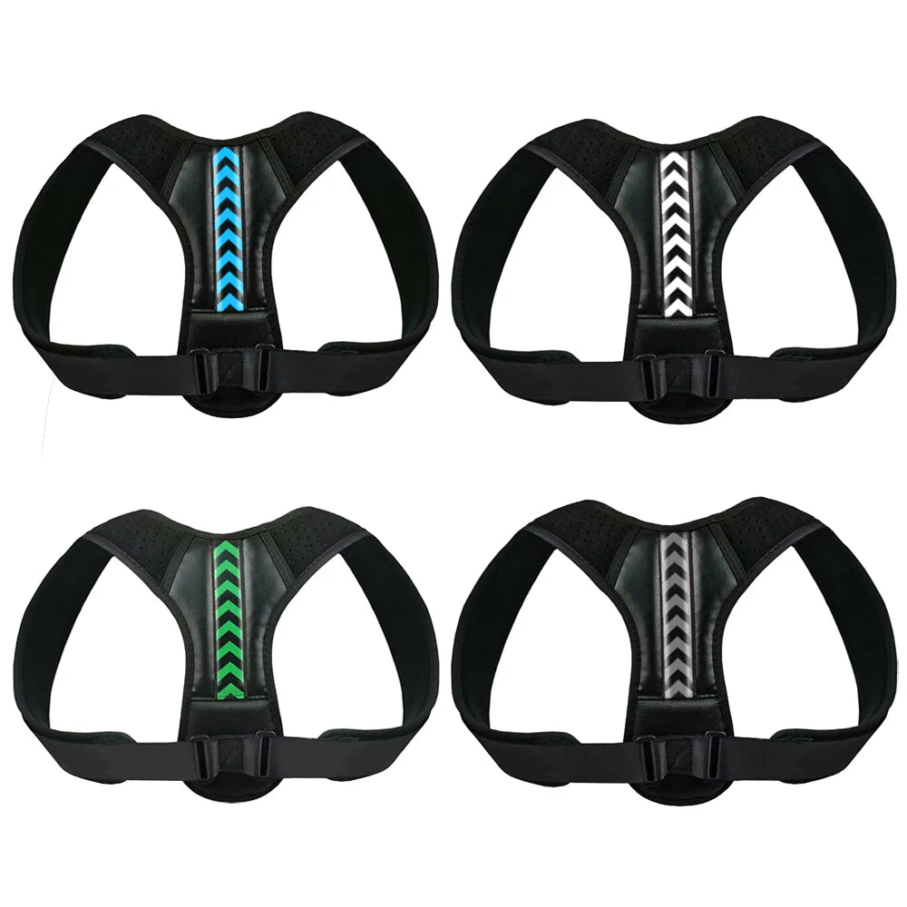 Medical Adjustable Back Shoulder Posture Corrector Belt Clavicle Spine Support Preventing Humpback Sports Upper Back Neck Brace
