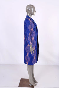 African Print Dress and Suit Coat for Women Cotton 2 Pieces Sets Traditional African Women Clothing Outwear WY586