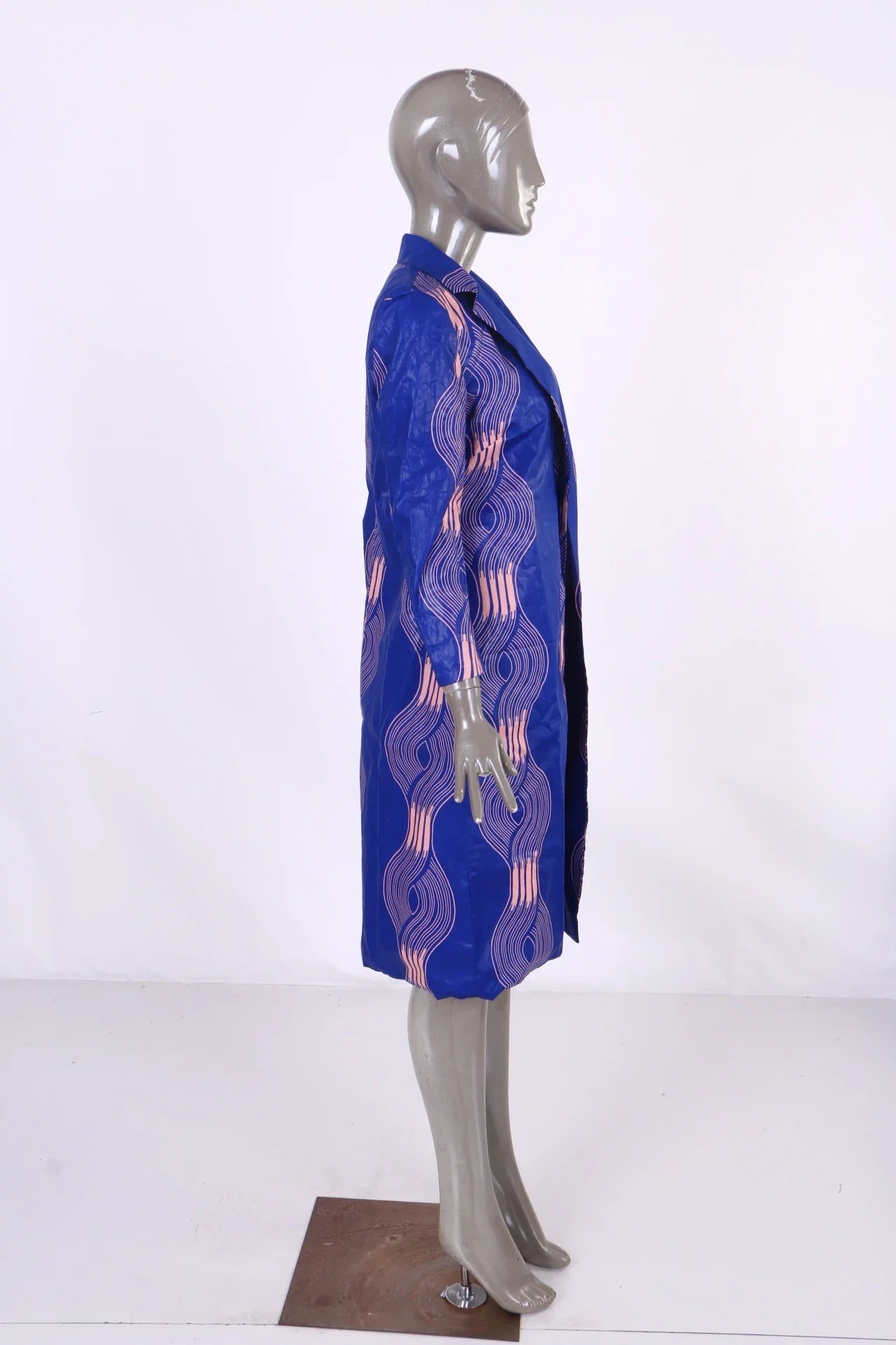 African Print Dress and Suit Coat for Women Cotton 2 Pieces Sets Traditional African Women Clothing Outwear WY586