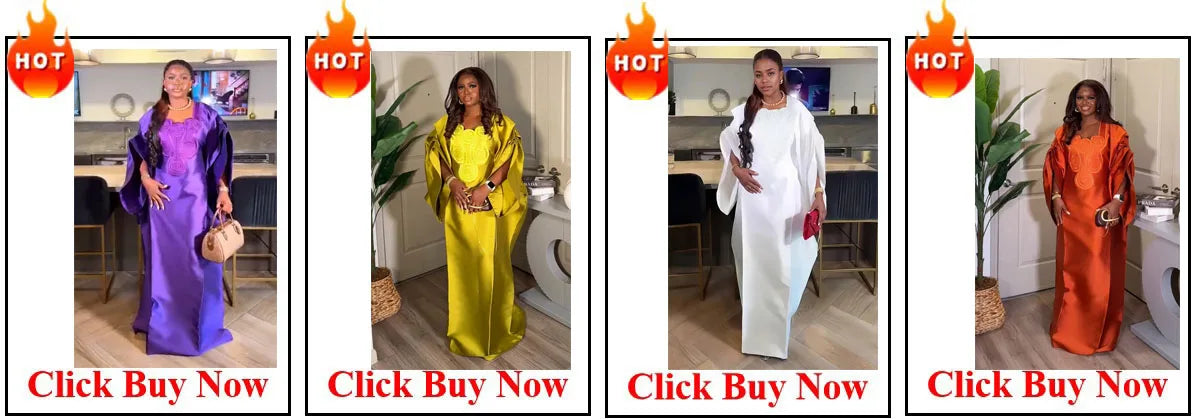 Plus Size African Clothes for Women 2025 New African Dashiki Ankara Bazin Riche Design Wedding Party Dresses without headscarf