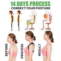 Medical Adjustable Back Shoulder Posture Corrector Belt Clavicle Spine Support Preventing Humpback Sports Upper Back Neck Brace