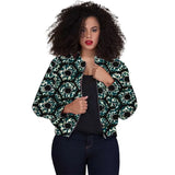 Tailor Made Women's Collarless Jacket African Print Original Design Ankara Styles Female Short Bomber Coats