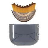 Portable Dry Facial Brush Soft Bristles Contoured Lymphatic Massage Tool Face Sculpting Device Home Spa Gentle Exfoliation Brush