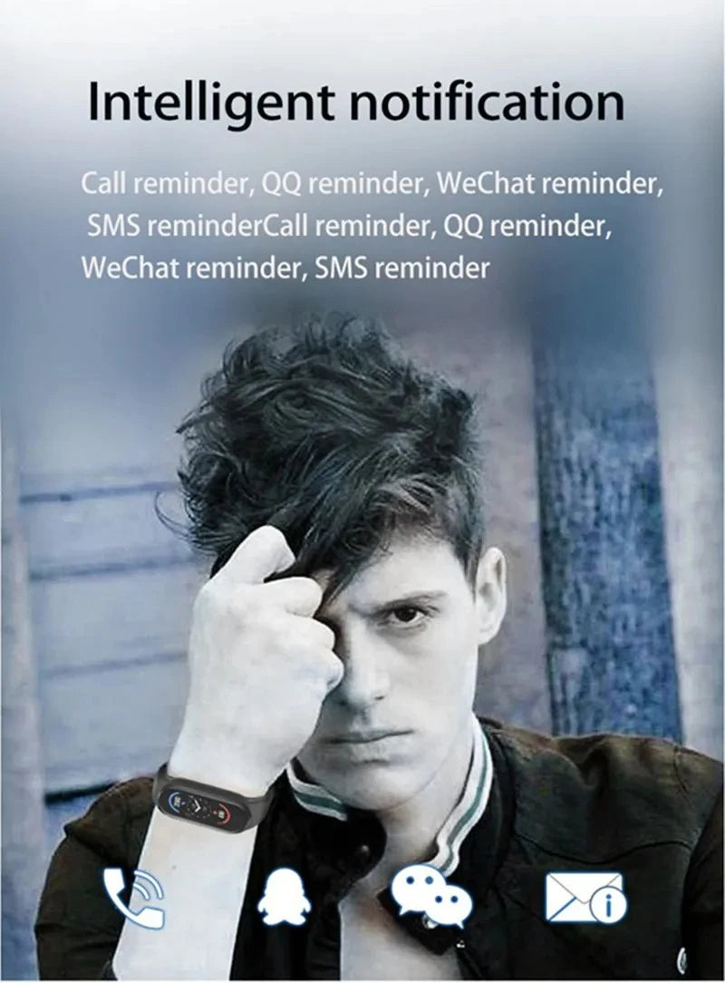 Xiaomi Smart Watch Screen Step Counting Multi Sport Fitness Mode Message Reminder Photography Music Remote Control Smart Band