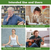 Portable Breathing Exerciser Professional Inspiratory Muscle Training Comfortable Improve Breath Endurance Compact