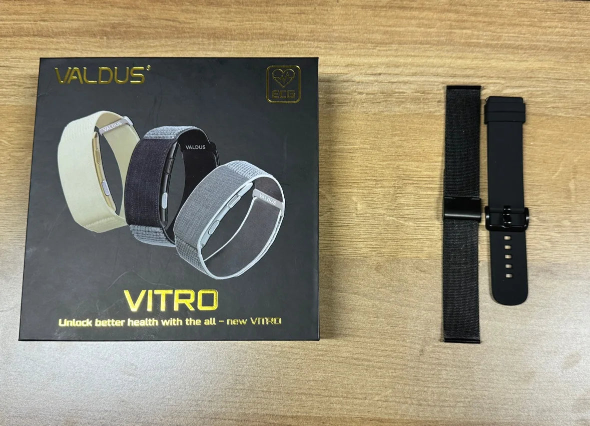 VALDUS 2025 New VITRO NO Screen Smart Bracelet ECG SOS Heart Rate Blood Pressure Sports Fitness Waterproof Screenless Smartwatch