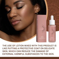 Tanning Face Serum Face Body Tanning Bed Outdoor Fine Line Repair Skin Serum Dark Bronzer Self Tanning Serum Drops - Ever Bloom Now