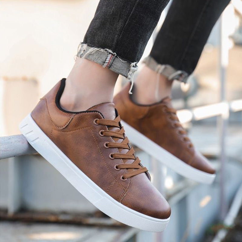 Lace-up Flat Shoes Men's Fashion Casual Shoes - Ever Bloom Now