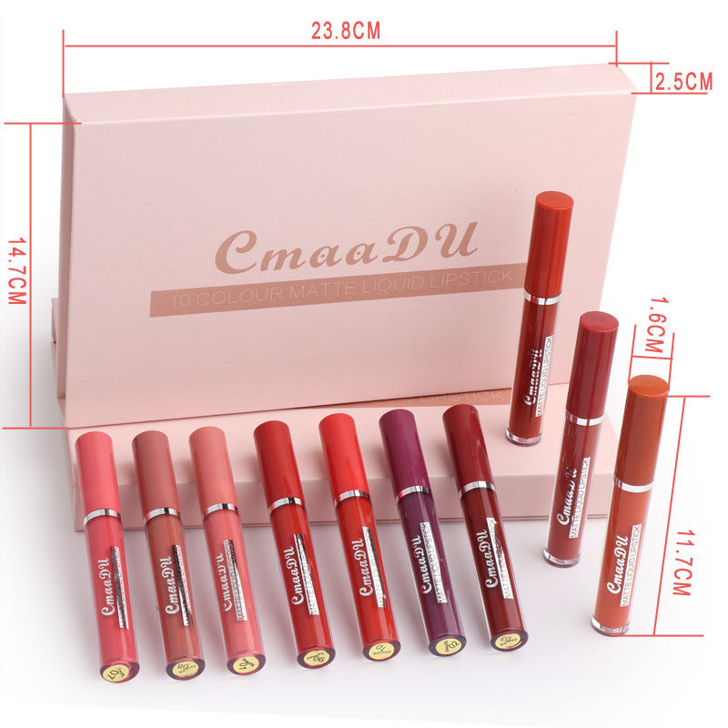 Women's Non-stick Cup Waterproof Matte Lipstick - Ever Bloom Now