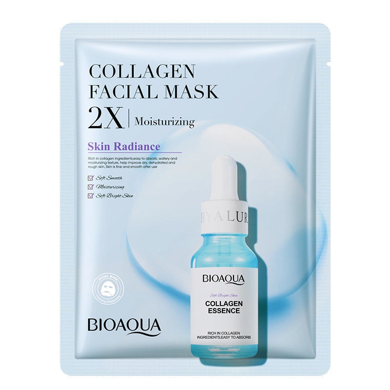 Collagen Face Mask Moisturizing Firming Face Sheet Mask Hyaluronic Acid Facial Masks Beauty Skin Care Gel Skin Care - Ever Bloom Now