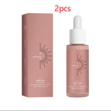 Tanning Face Serum Face Body Tanning Bed Outdoor Fine Line Repair Skin Serum Dark Bronzer Self Tanning Serum Drops - Ever Bloom Now