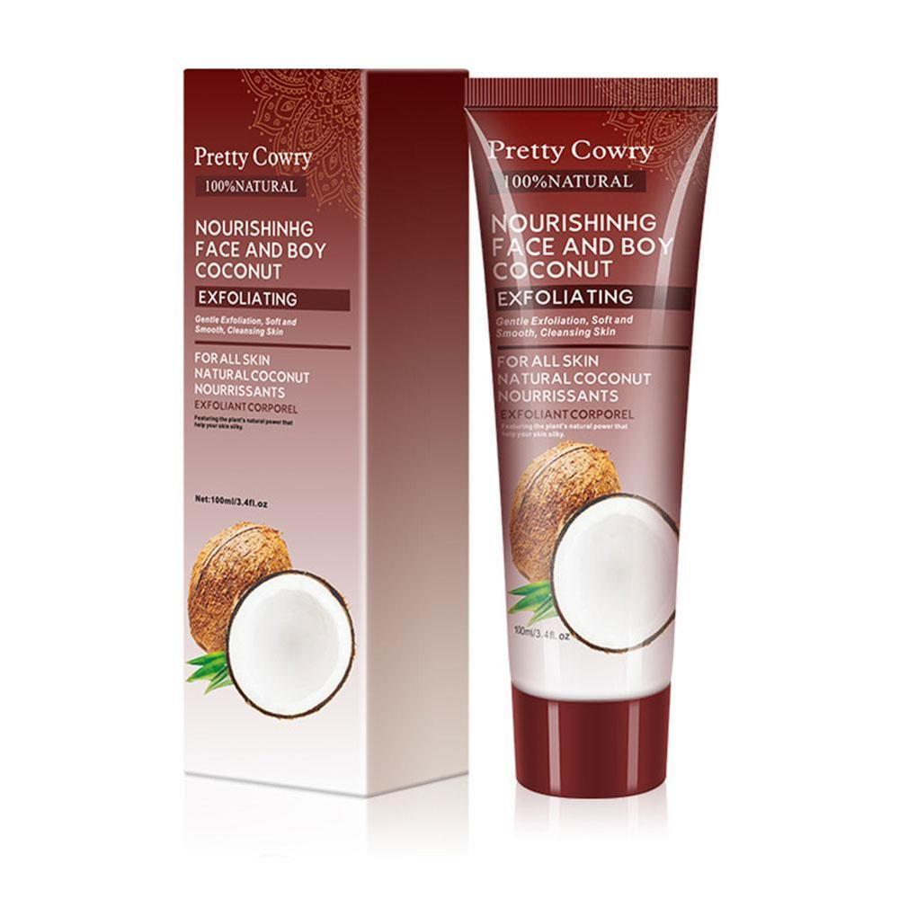 Cucumber Coconut Papaya Facial Exfoliating Gel Cream 100ml Body Cleansing - Ever Bloom Now